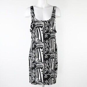 Urban Outfitters Silence + Noise Aztec Printed Mini Dress Size: Large
